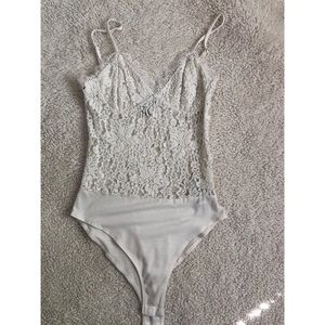 White Lace Bodysuit